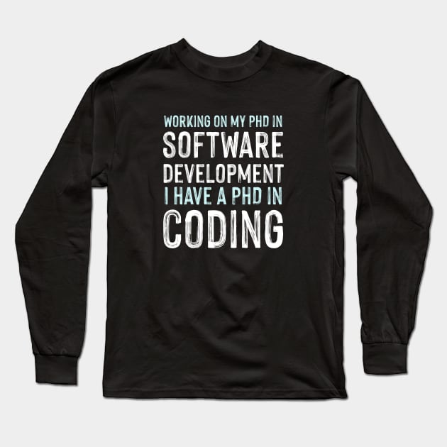 Programmer & Software engineer Long Sleeve T-Shirt by Tipu Sultan